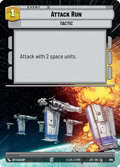 Attack Run - Hyperspace - Foil (Jump to Lightspeed)(JTL-0995/1122)(C)