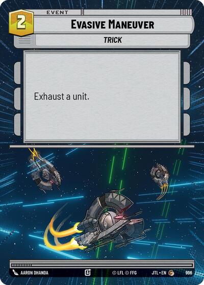 Evasive Maneuver - Hyperspace - Foil (Jump to Lightspeed)(JTL-0996/1122)(C)