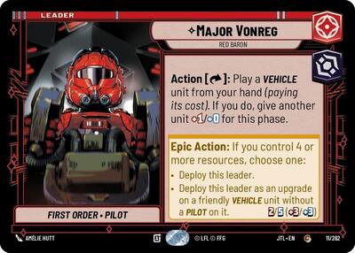 Major Vonreg, Red Baron (Jump to Lightspeed)(JTL-011/262)(C)