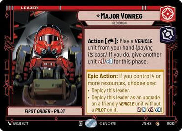 Major Vonreg, Red Baron (Jump to Lightspeed)(JTL-011/262)(C)