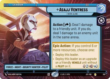 Asajj Ventress, I Work Alone - Hyperspace (Jump to Lightspeed)(JTL-0263/1122)(R)