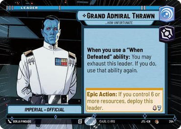 Grand Admiral Thrawn, ...How Unfortunate - Hyperspace (Jump to Lightspeed)(JTL-0264/1122)(C)