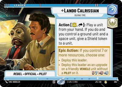 Lando Calrissian, Buying Time - Hyperspace (Jump to Lightspeed)(JTL-0265/1122)(R)