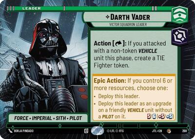Darth Vader, Victor Squadron Leader - Hyperspace (Jump to Lightspeed)(JTL-0268/1122)(C)