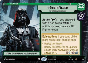 Darth Vader, Victor Squadron Leader - Hyperspace (Jump to Lightspeed)(JTL-0268/1122)(C)