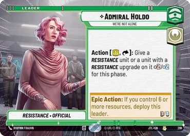 Admiral Holdo, We're Not Alone - Hyperspace (Jump to Lightspeed)(JTL-0269/1122)(R)