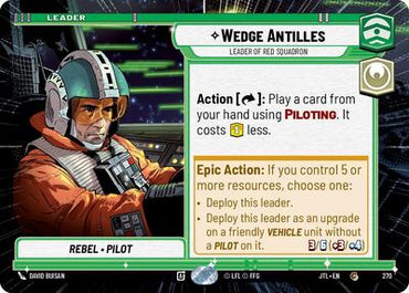 Wedge Antilles, Leader of Red Squadron - Hyperspace (Jump to Lightspeed)(JTL-0270/1122)(C)