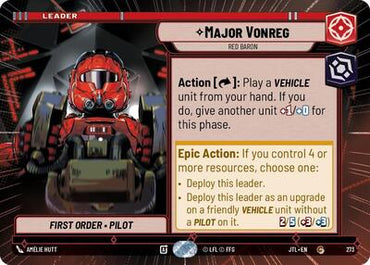 Major Vonreg, Red Baron - Hyperspace (Jump to Lightspeed)(JTL-0273/1122)(C)