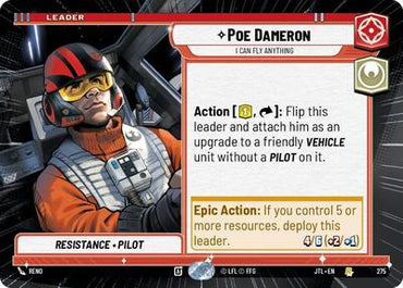 Poe Dameron, I Can Fly Anything - Hyperspace (Jump to Lightspeed)(JTL-0275/1122)(R)