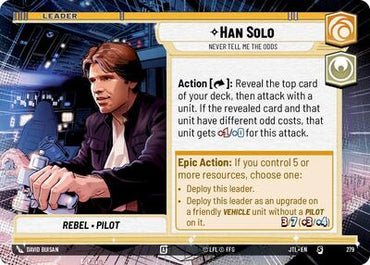 Han Solo, Never Tell Me the Odds - Hyperspace (Jump to Lightspeed)(JTL-0279/1122)(S)