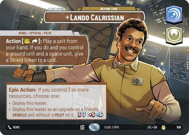 Lando Calrissian, Buying Time (Showcase) - Foil (Jump to Lightspeed)(JTL-0999/1122)(R)