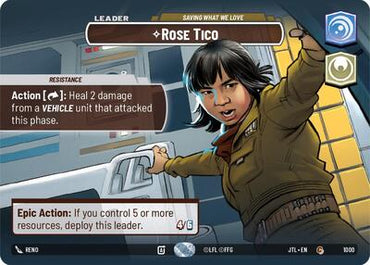 Rose Tico, Saving What We Love (Showcase) - Foil (Jump to Lightspeed)(JTL-1000/1122)(C)