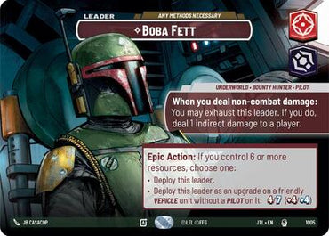 Boba Fett, Any Methods Necessary (Showcase) - Foil (Jump to Lightspeed)(JTL-1005/1122)(S)