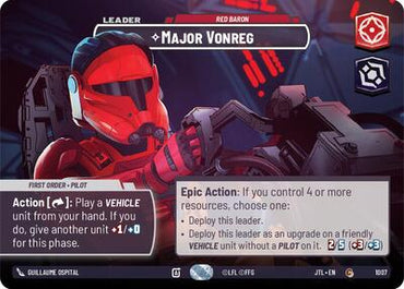 Major Vonreg, Red Baron (Showcase) - Foil (Jump to Lightspeed)(JTL-1007/1122)(C)