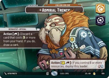 Admiral Trench, Chk-chk-chk-chk (Showcase) - Foil (Jump to Lightspeed)(JTL-1010/1122)(R)