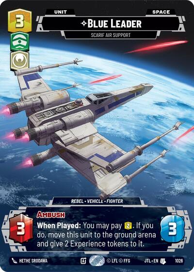 Blue Leader, Scarif Air Support (Prestige) (Jump to Lightspeed)(JTL-1026/1122)(U)