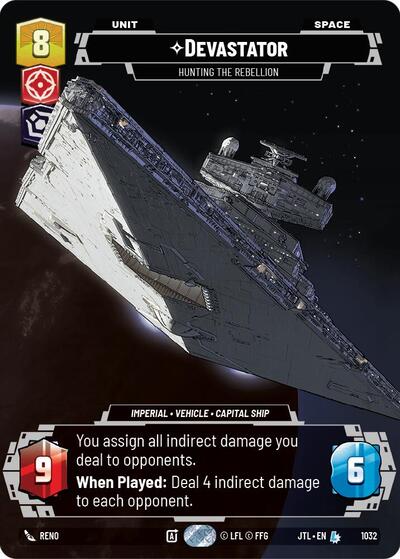 Devastator, Hunting the Rebellion (Prestige) (Jump to Lightspeed)(JTL-1032/1122)(L)