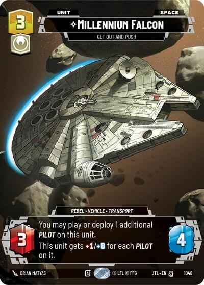 Millennium Falcon, Get Out And Push (Prestige) (Jump to Lightspeed)(JTL-1048/1122)(S)