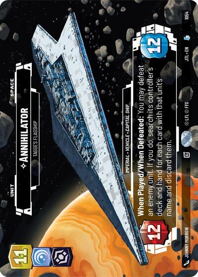 Annihilator, Tagge's Flagship (Prestige Foil) - Foil (Jump to Lightspeed)(JTL-1054/1122)(L)