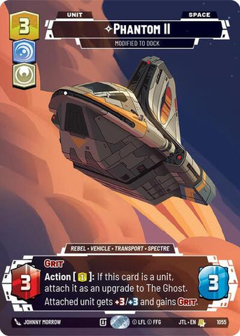 Phantom II, Modified to Dock (Prestige Foil) - Foil (Jump to Lightspeed)(JTL-1055/1122)(R)