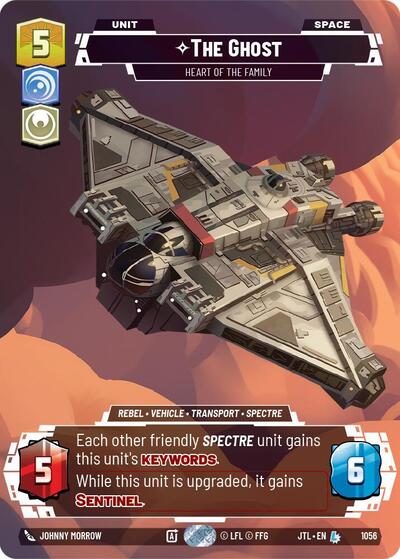The Ghost, Heart of the Family (Prestige Foil) - Foil (Jump to Lightspeed)(JTL-1056/1122)(L)
