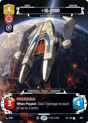 IG-2000, Assassin's Aggressor (Prestige Foil) - Foil (Jump to Lightspeed)(JTL-1067/1122)(R)