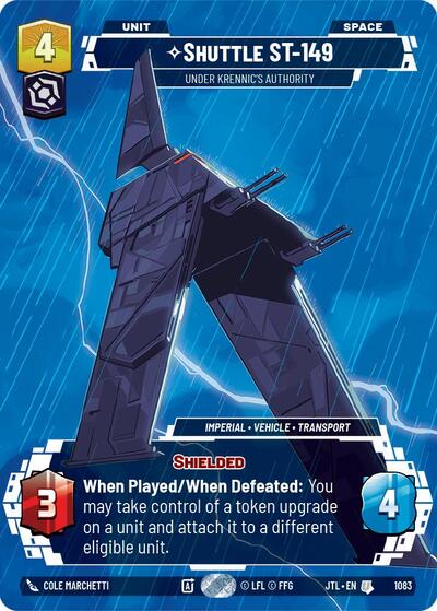Shuttle ST-149, Under Krennic's Authority (Prestige Foil) - Foil (Jump to Lightspeed)(JTL-1083/1122)(U)