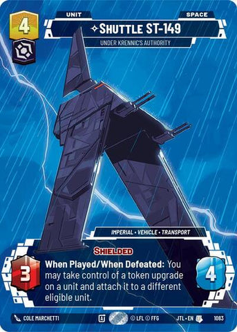 Shuttle ST-149, Under Krennic's Authority (Prestige Foil) - Foil (Jump to Lightspeed)(JTL-1083/1122)(U)