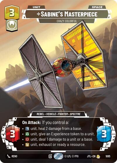 Sabine's Masterpiece, Crazy Colorful (Prestige Foil) - Foil (Jump to Lightspeed)(JTL-1085/1122)(R)