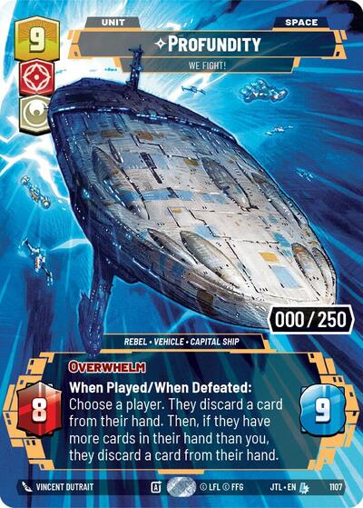 Profundity, We Fight! (Serialized) - Foil (Jump to Lightspeed)(JTL-1107/1122)(L)