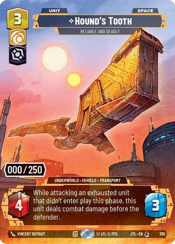 Hound's Tooth, Reliable and Deadly (Serialized) - Foil (Jump to Lightspeed)(JTL-1110/1122)(S)