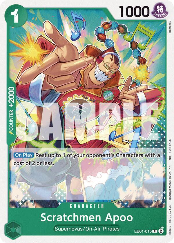 Scratchmen Apoo [Tournament Pack 2025 Vol. 2] (One Piece Promotion Cards)(EB01-015)(R)