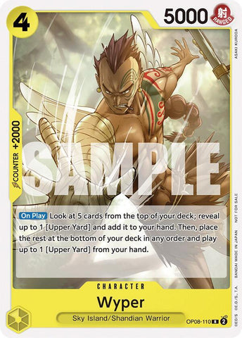 Wyper [Tournament Pack 2025 Vol. 2] (One Piece Promotion Cards)(OP08-110)(R)