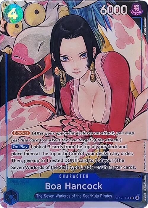 Boa Hancock [Illustration Box Vol.1] [Textured] [Foil] (One Piece Promotion Cards)(ST17-004)(SR)