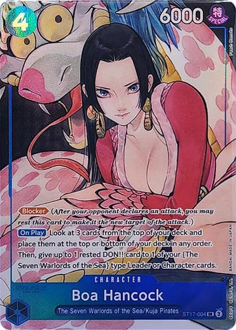 Boa Hancock [Illustration Box Vol.1] [Textured] [Foil] (One Piece Promotion Cards)(ST17-004)(SR)