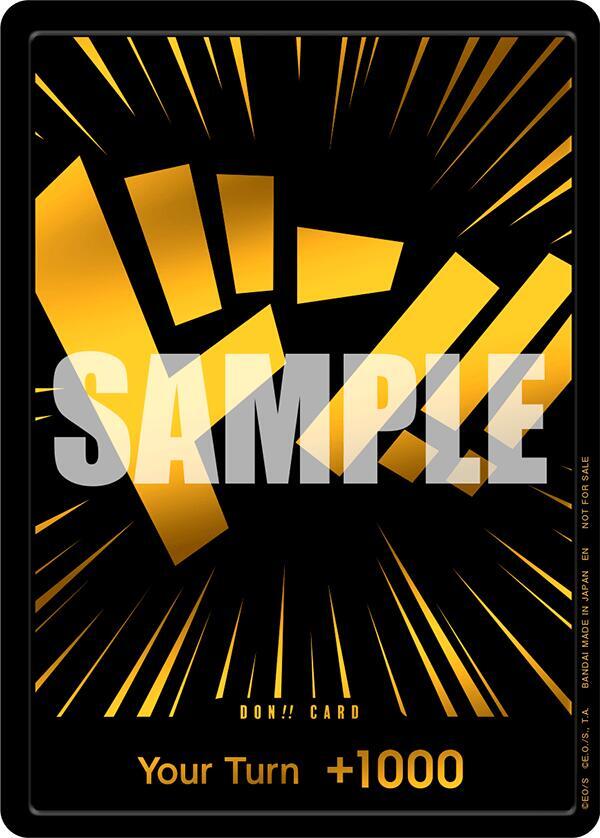 DON!! Card [Black and Gold] [Foil] (One Piece Promotion Cards)(PR)