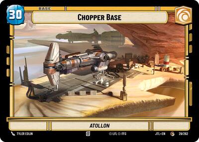 Chopper Base // X-Wing (Jump to Lightspeed)(JTL-029/262 // T02/T04)(C)