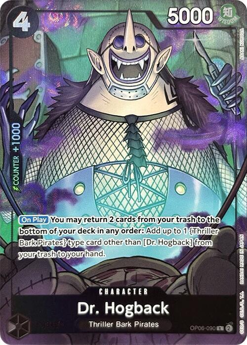 Dr. Hogback [Premium Card Collection -Best Selection Vol. 3-] [Foil] (One Piece Promotion Cards)(OP06-090)(R)