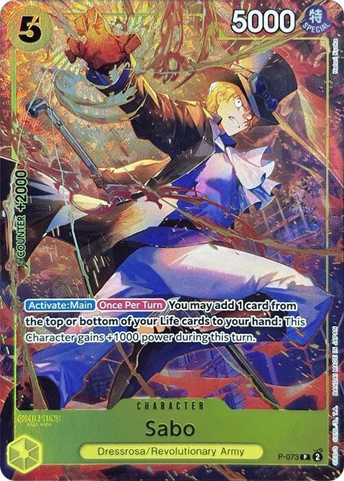 Sabo [Premium Card Collection -Best Selection Vol. 3-] [Foil] (One Piece Promotion Cards)(P-073)(PR)