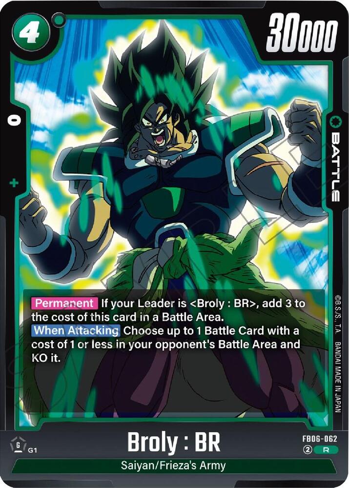 Broly : BR [062] [Foil] (FB06-062)(R)