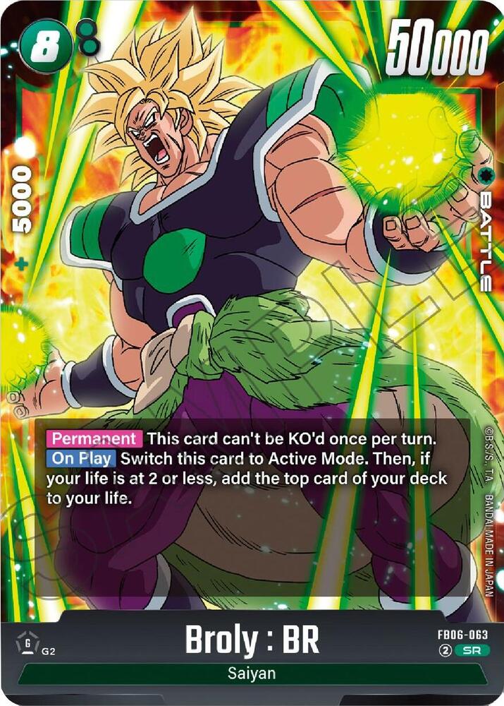Broly : BR [063] [Foil] (FB06-063)(SR)