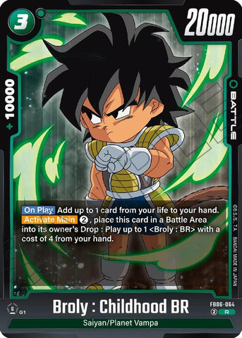 Broly : Childhood BR [Foil] (FB06-064)(R)