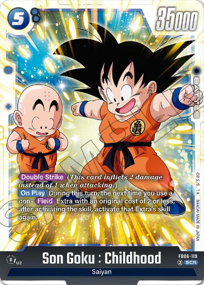 Son Goku : Childhood [119] [Foil] (FB06-119)(SCR)