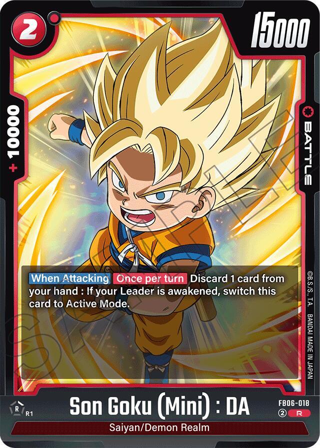 Son Goku (Mini) : DA - FB06-018 [Foil] (FB06-018)(R)