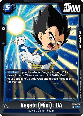 Vegeta (Mini) : DA - FB06-036 [Foil] (FB06-036)(R)