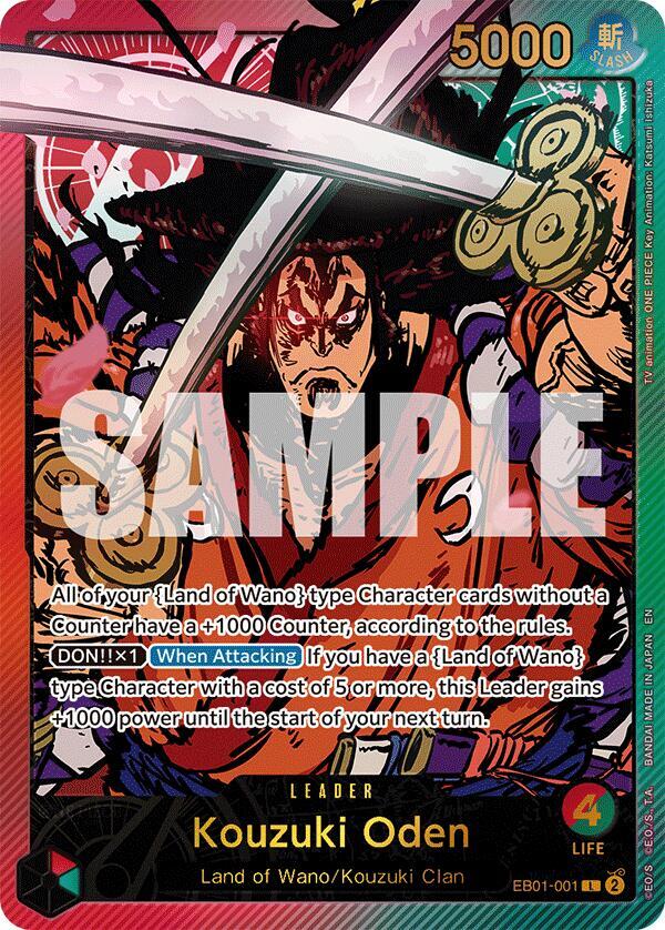 Kouzuki Oden (SP) (Extra Booster: Anime 25th Collection)(EB01-001)(L)