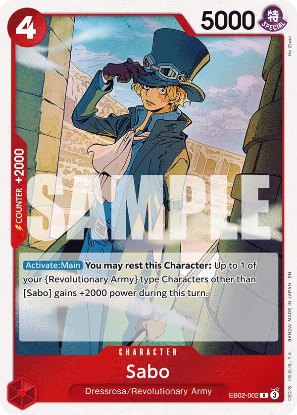 Sabo - Foil (Extra Booster: Anime 25th Collection)(EB02-002)(R)
