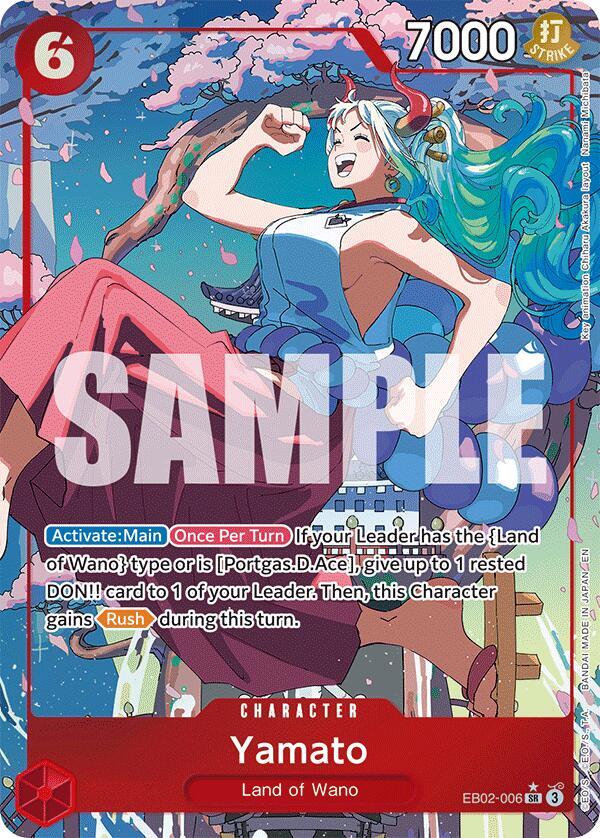 Yamato (Alternate Art) - Foil (Extra Booster: Anime 25th Collection)(EB02-006)(SR)