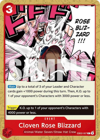 Cloven Rose Blizzard (Extra Booster: Anime 25th Collection)(EB02-007)(C)