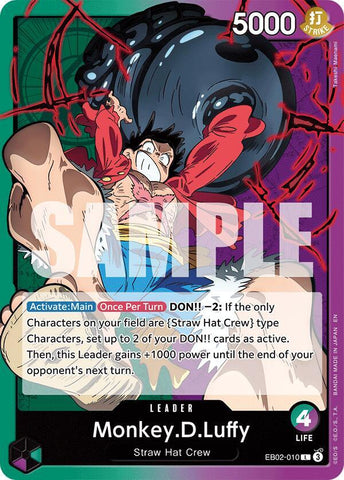 Monkey.D.Luffy (010) (Extra Booster: Anime 25th Collection)(EB02-010)(L)